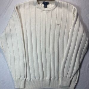 Dockers Men's Cream Crewneck Sweater